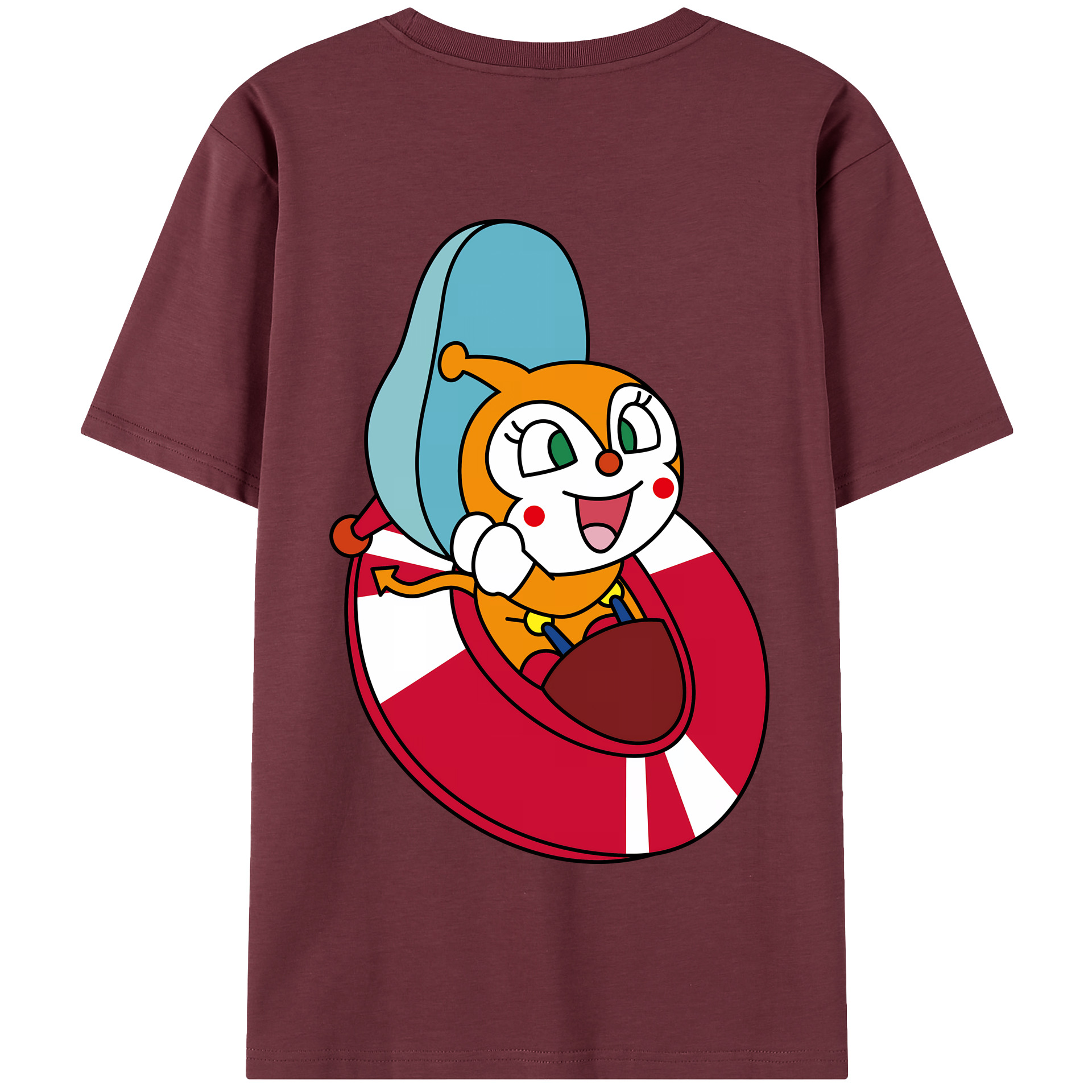 （画像用） アンパンマン Anpanman 綿100％半袖Tシャツ（背面プリント）